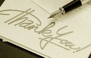 Thank you note | Pearl's Place Bridal