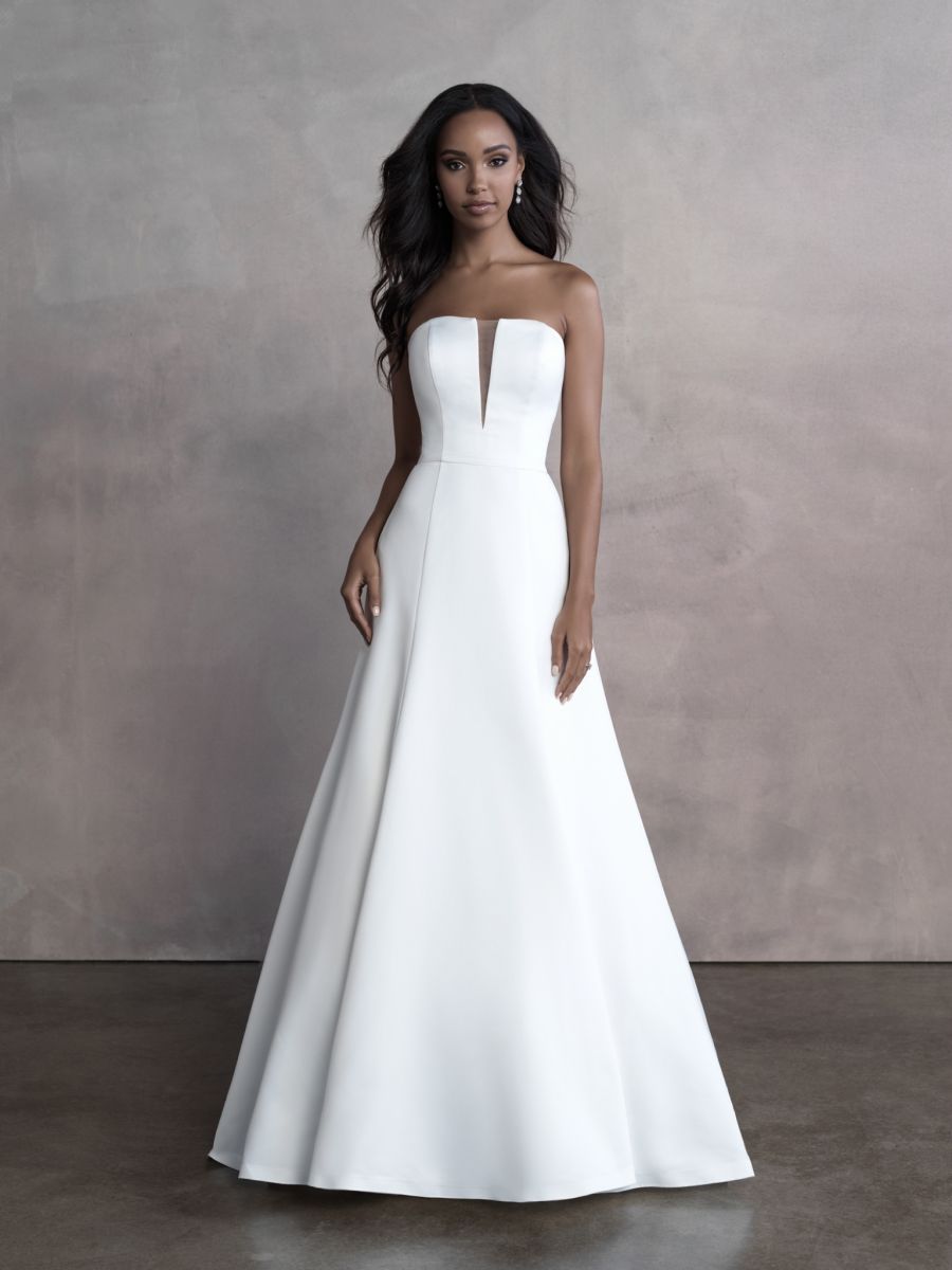 Allure Bridals strapless gown Style: 9804